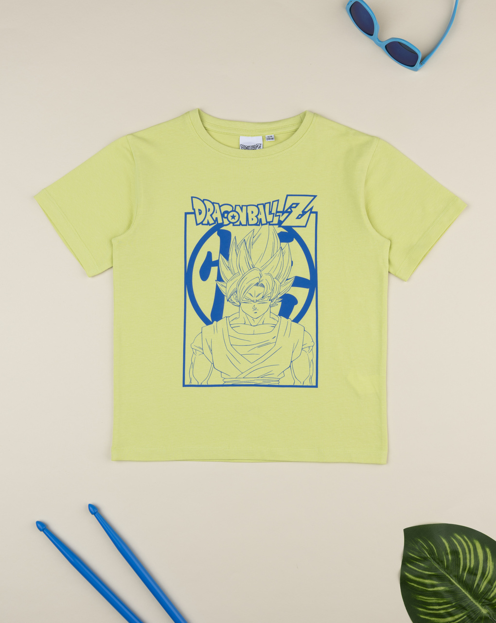 T-shirt maniche corte bambino dragon ball verde