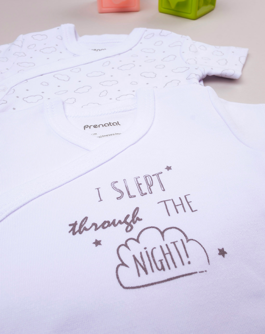 Pack 2 pezzi body con stampa