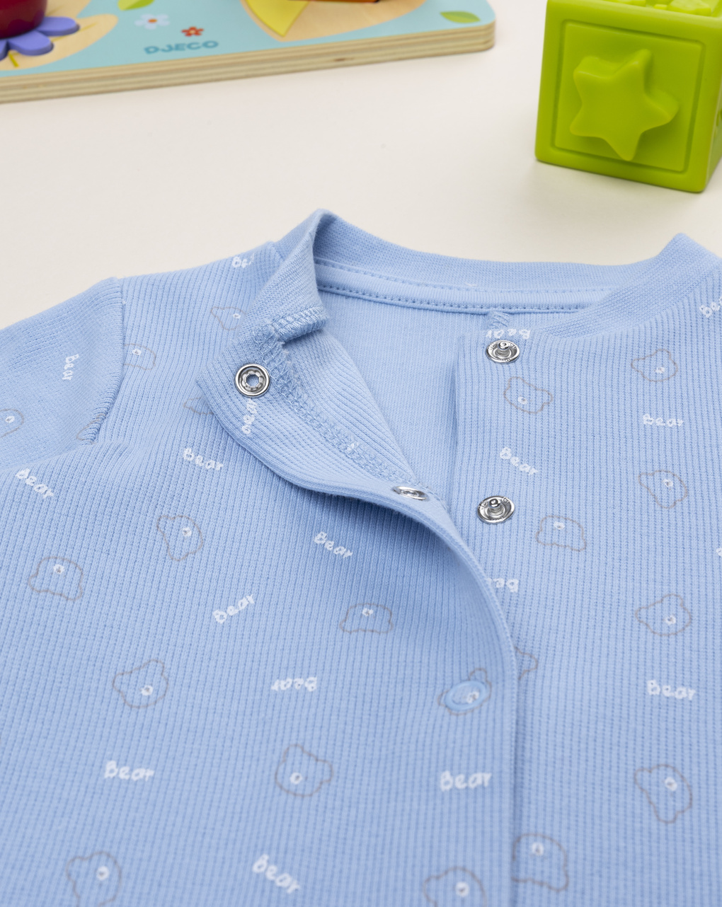 Tutina bimbo azzurro orsetti allover