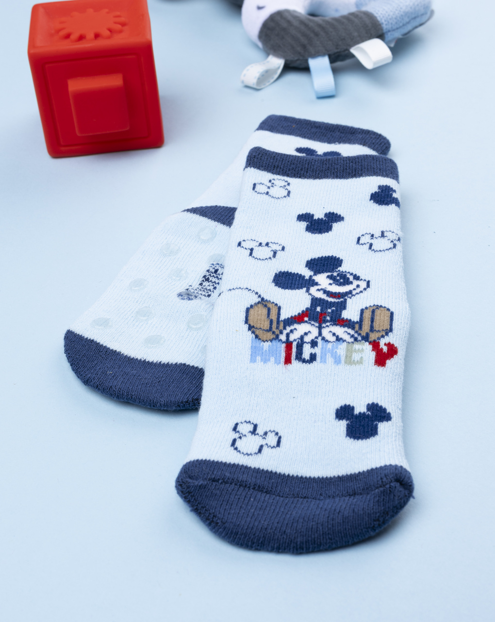 Antiscivolo bimbo blu/azzurro disney topolino