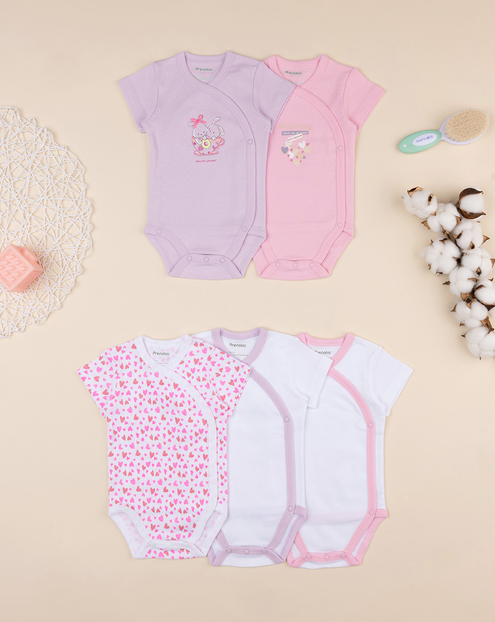 Pack 5 body bimba incrociati