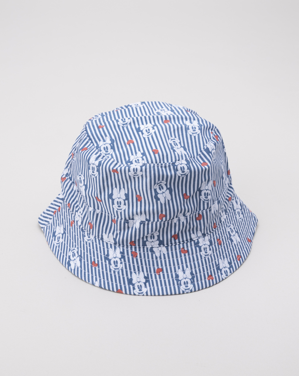 Cappello pescatore bimba minnie righe
