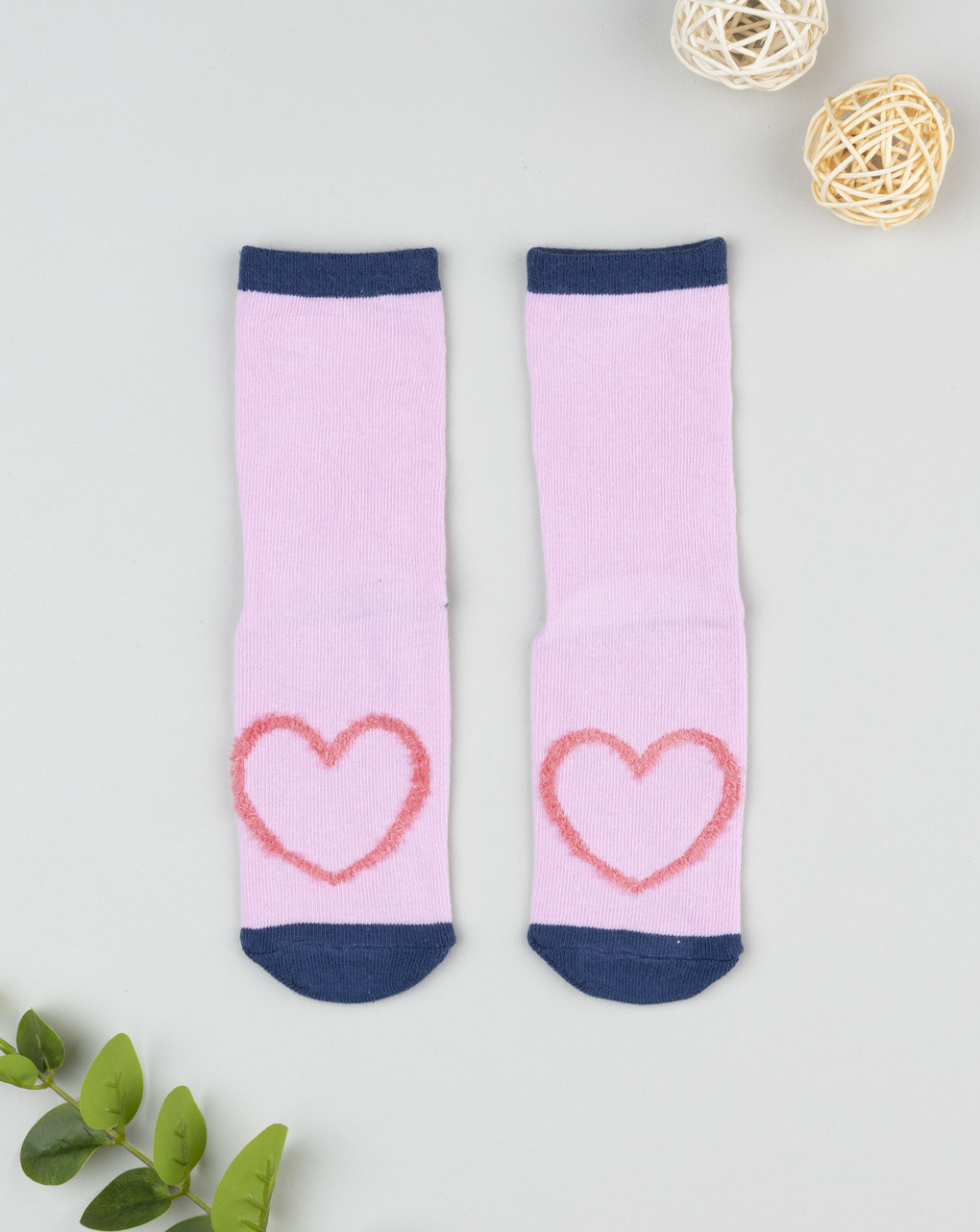 Antiscivolo bimba rosa cuori