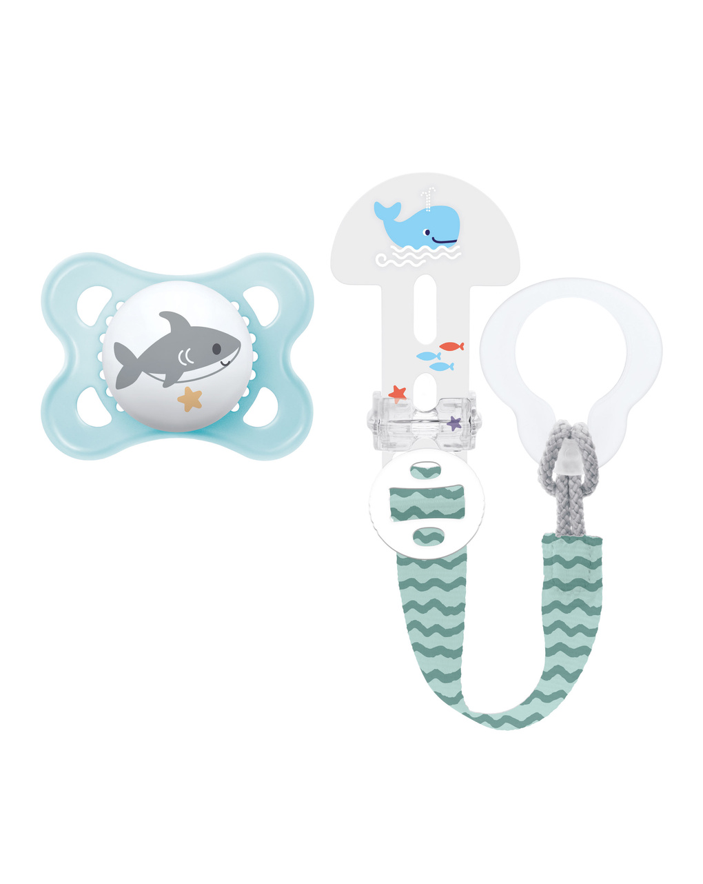 Combi pack succhietto original 2-6 mesi + clip it! colori assortiti - mam