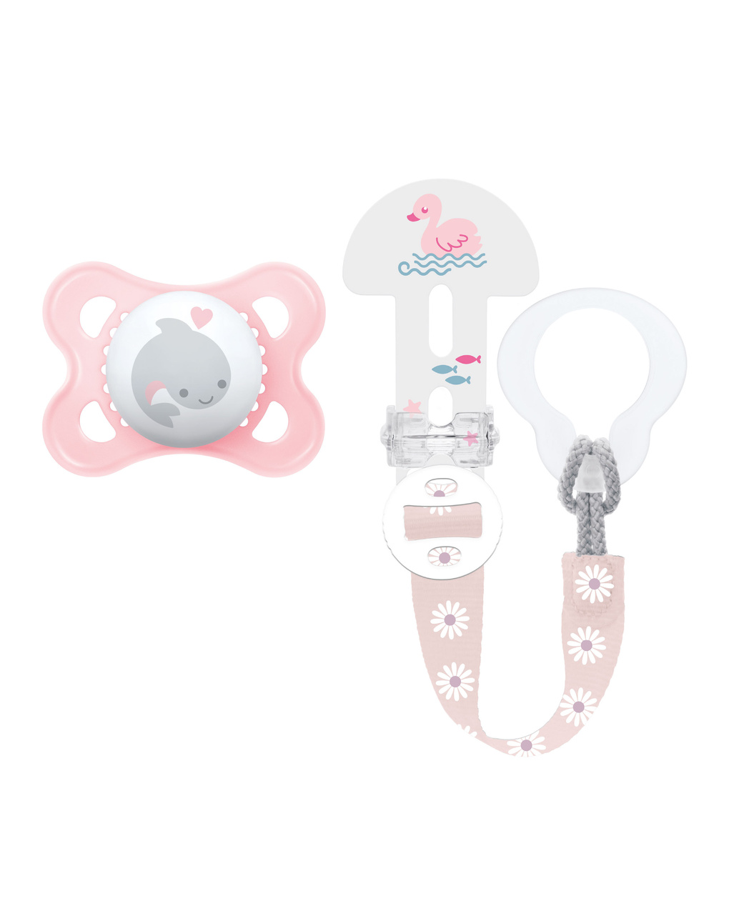 Combi pack succhietto original 2-6 mesi + clip it! colori assortiti - mam