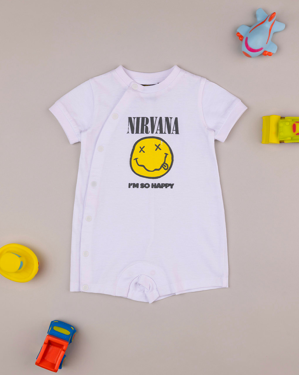 Tutina corta neonato "nirvana"