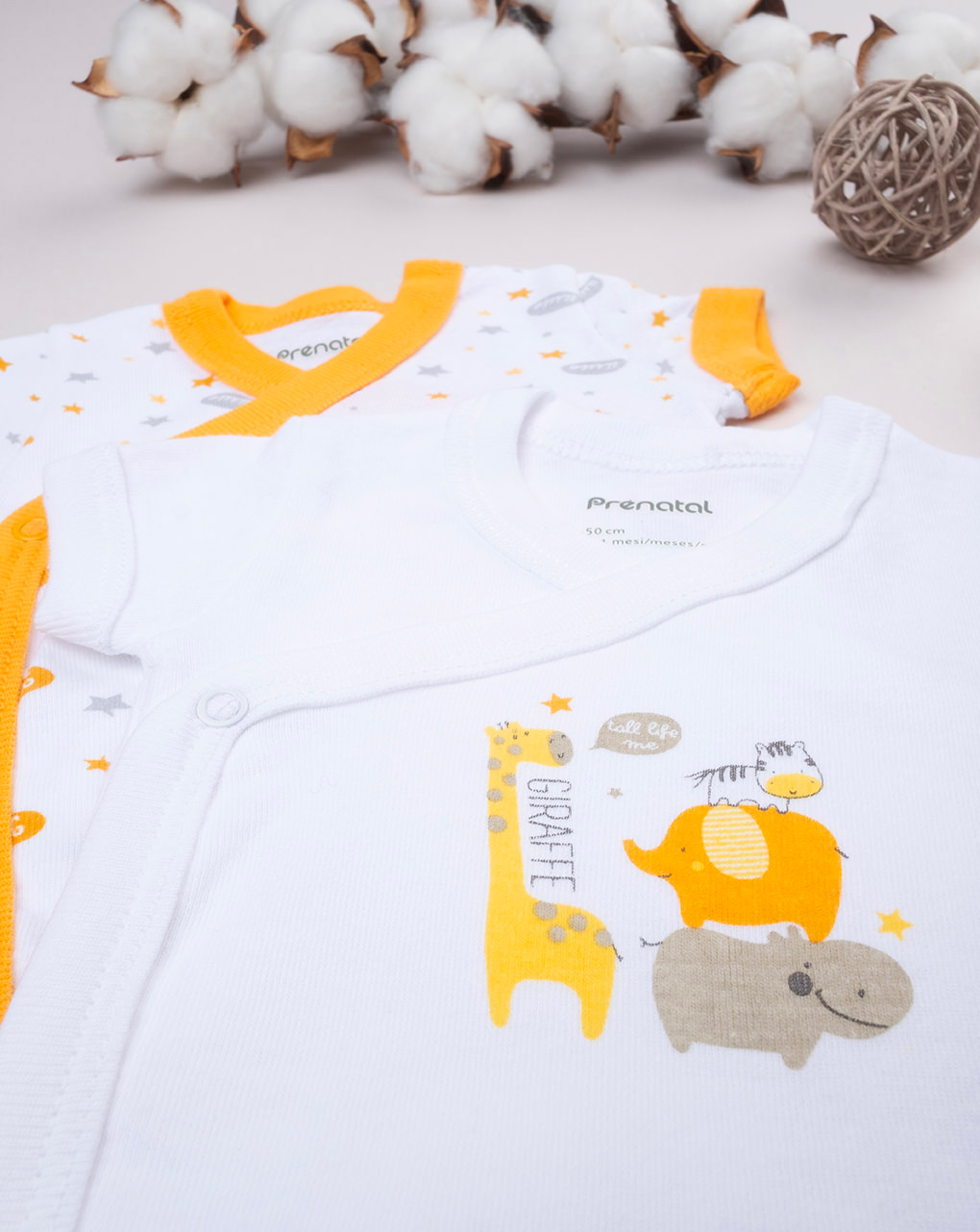 Pack 2 body neonato "animaletti"