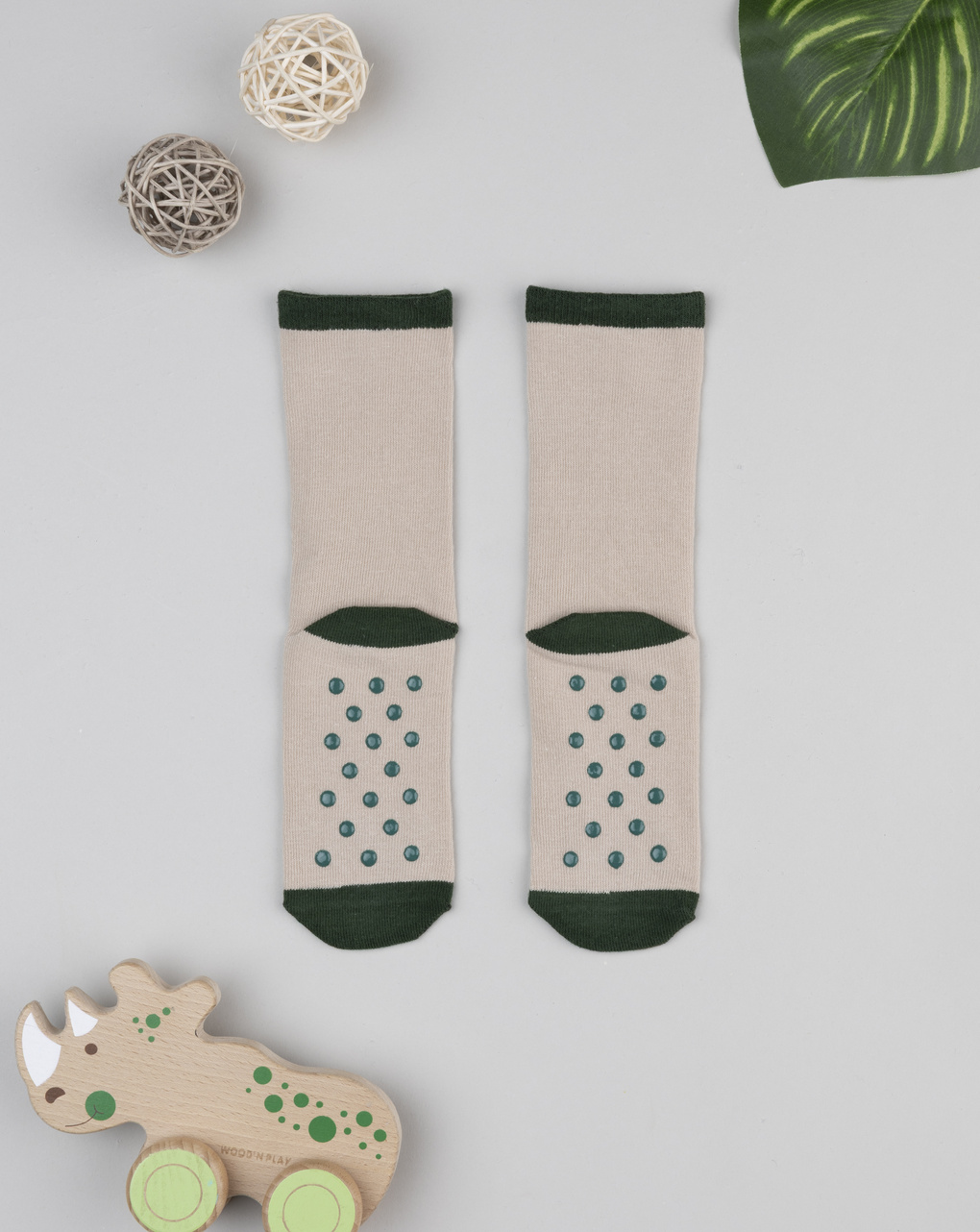 Antiscivolo bimbo marrone orso polare