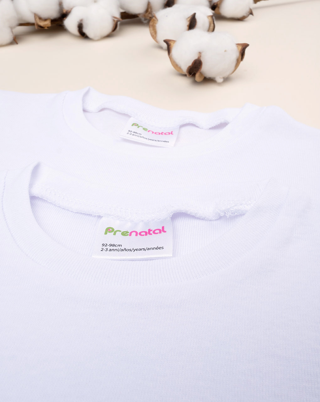 Pack 2 magliette intime bambino mezza manica