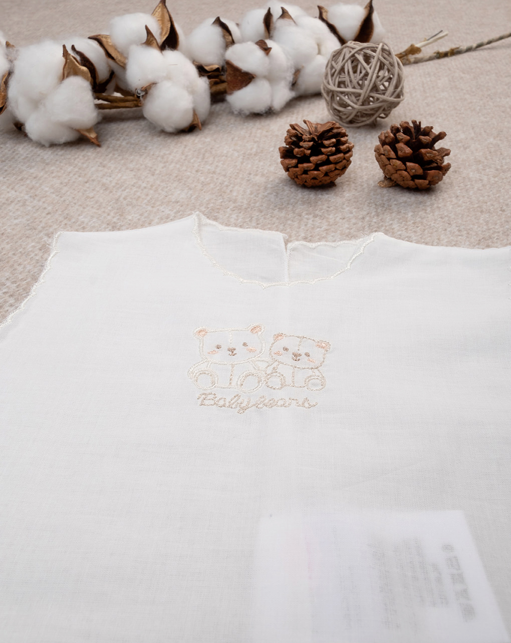 Camicino in mussola unisex