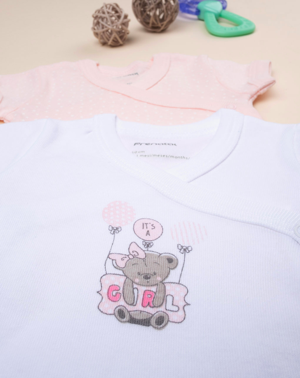 Pack 2 pezzi body con stampa