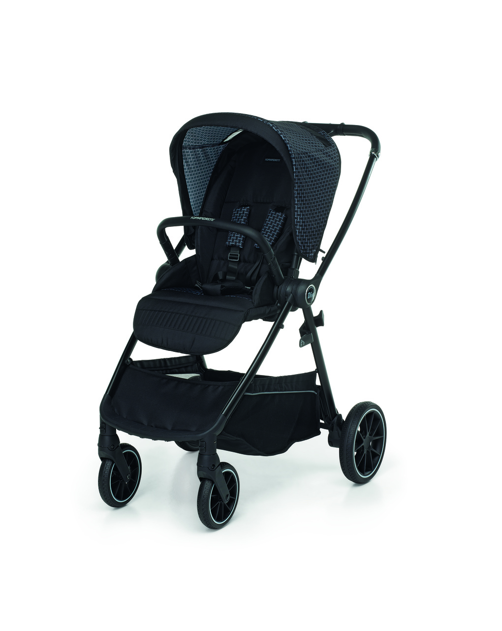 Trio divo chic + seggiolino rek black + adattatore - foppapedretti