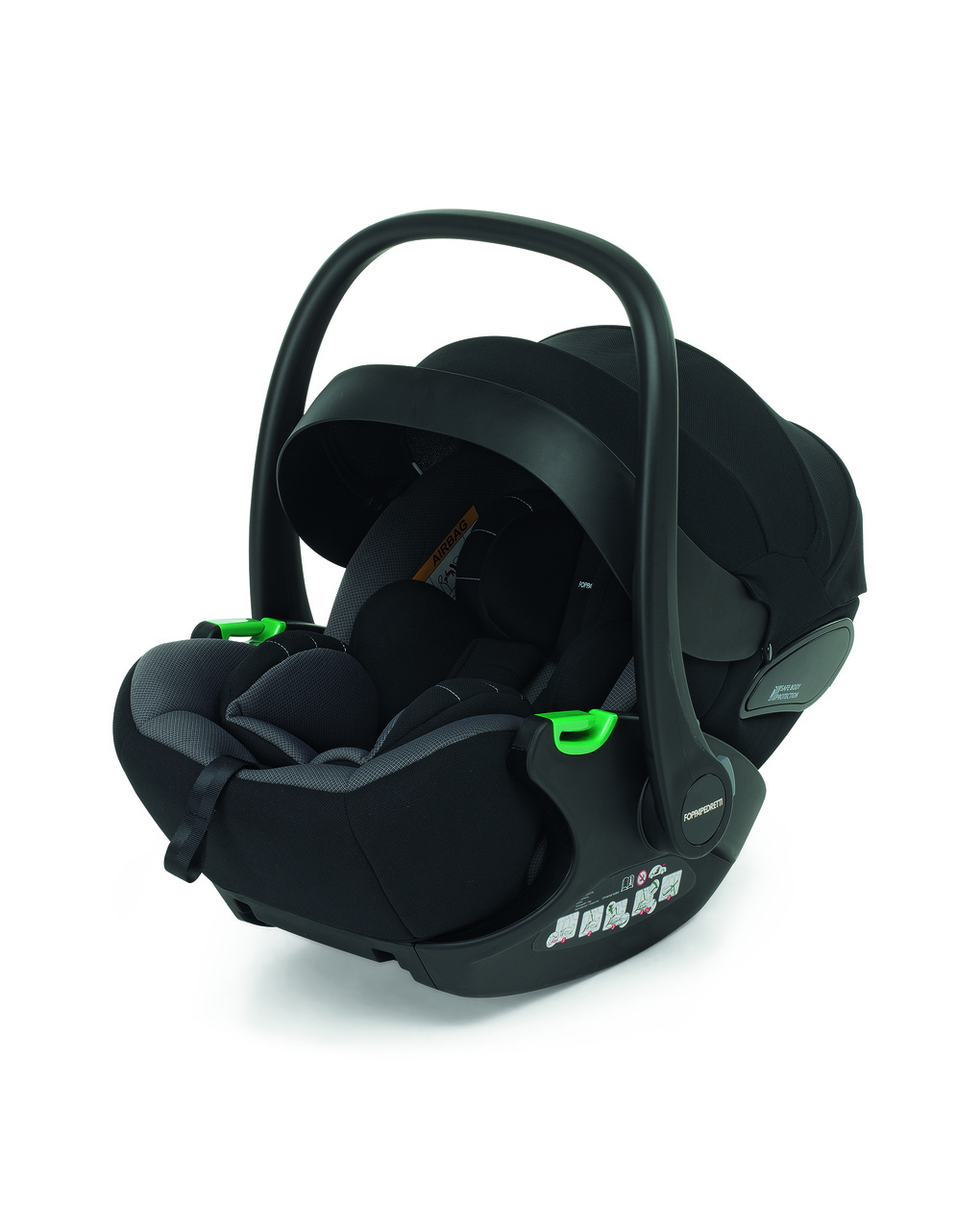 Trio divo glamour + seggiolino rek black + adattatore - foppapedretti