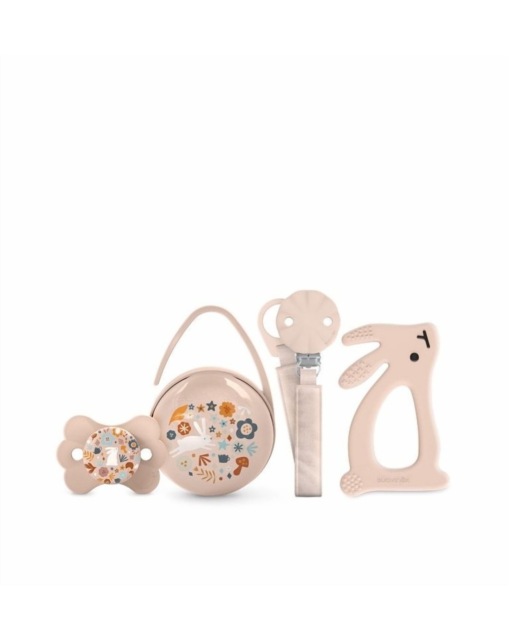 Set di regalo wonderland liberty - rosa - suavinex