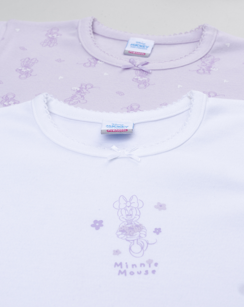 Pack 2 t-shirt bimba minnie mezza manica