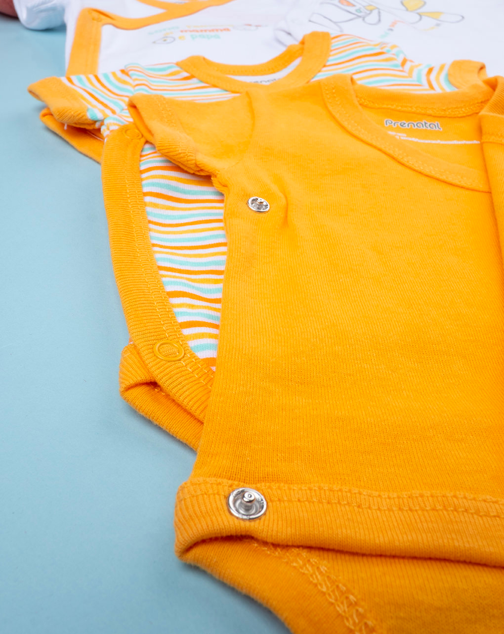 Pack x5 body manica corta unisex