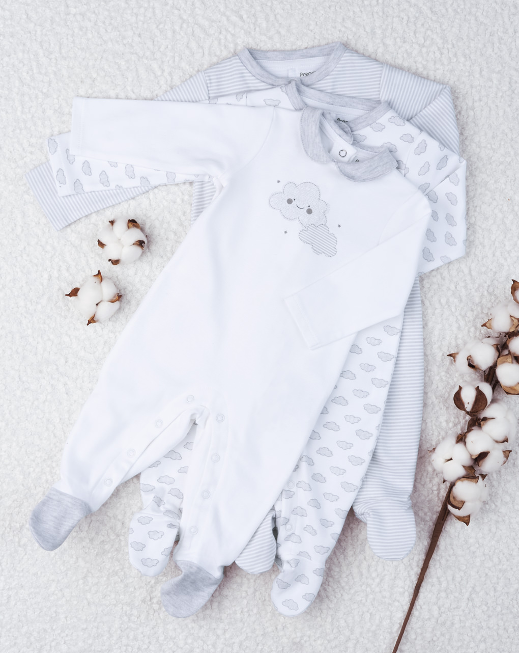 Pack 3 tutine unisex "grey"