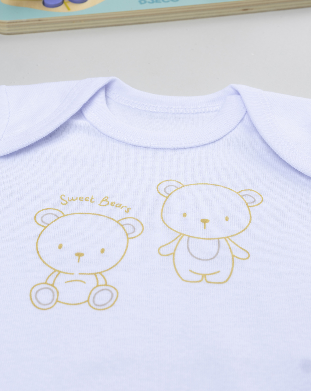 Body costina bimbo bianco orsi