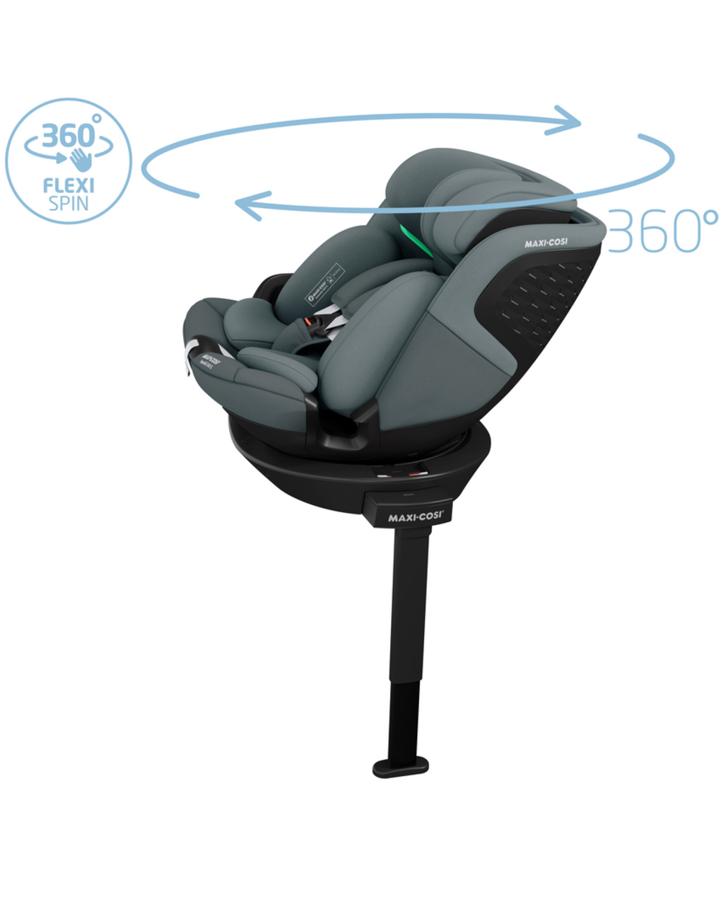 Seggiolino auto emerald 360 s i-size (40-150 cm) tonal graphite - maxi cosi