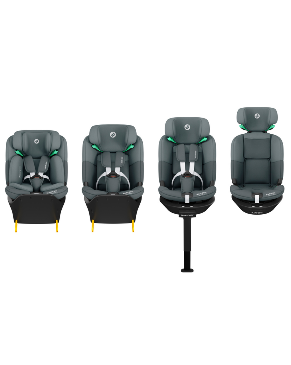 Seggiolino auto emerald 360 s i-size (40-150 cm) tonal graphite - maxi cosi