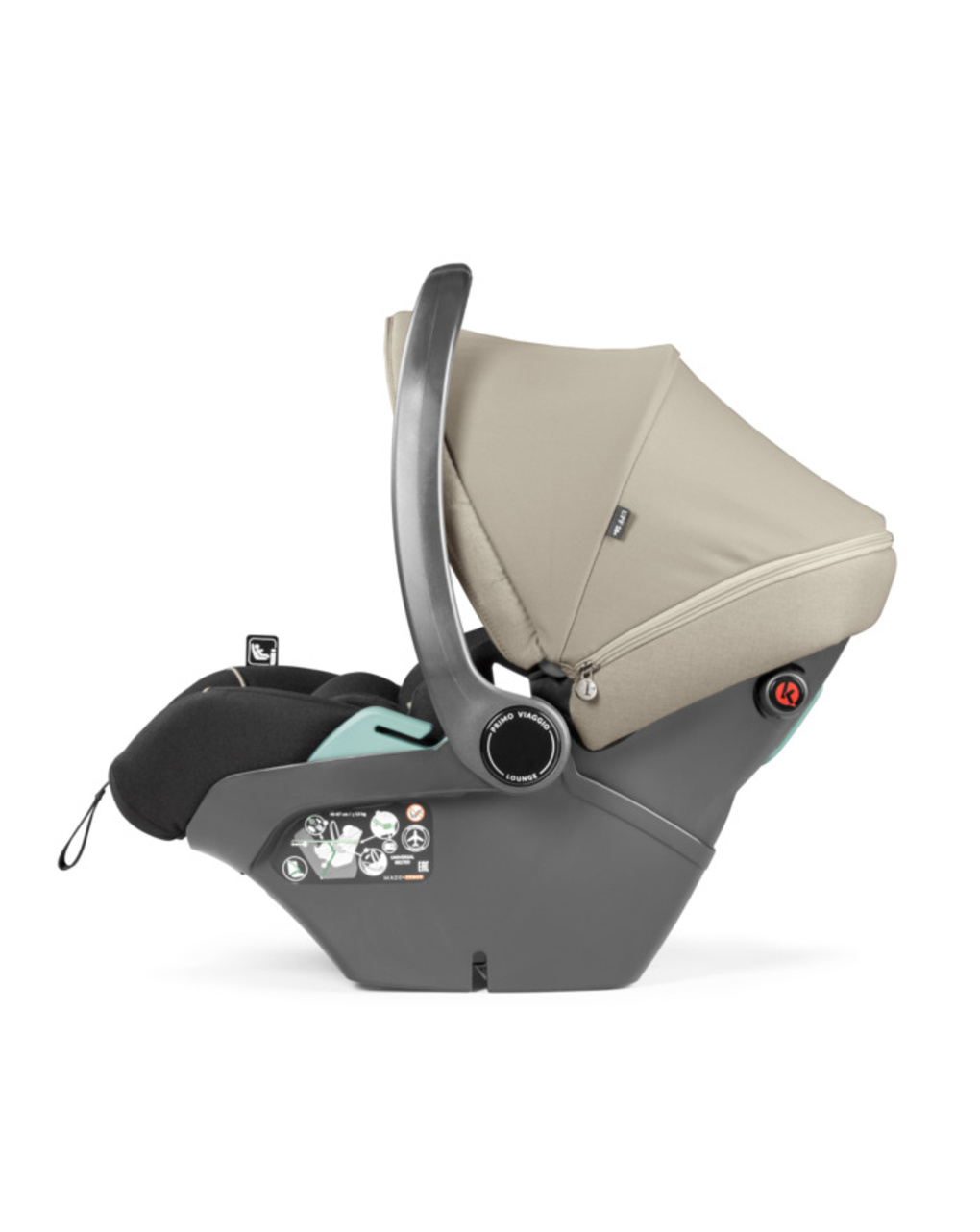 Seggiolino auto i-size primo viaggio lounge - vanilla blend - peg perego