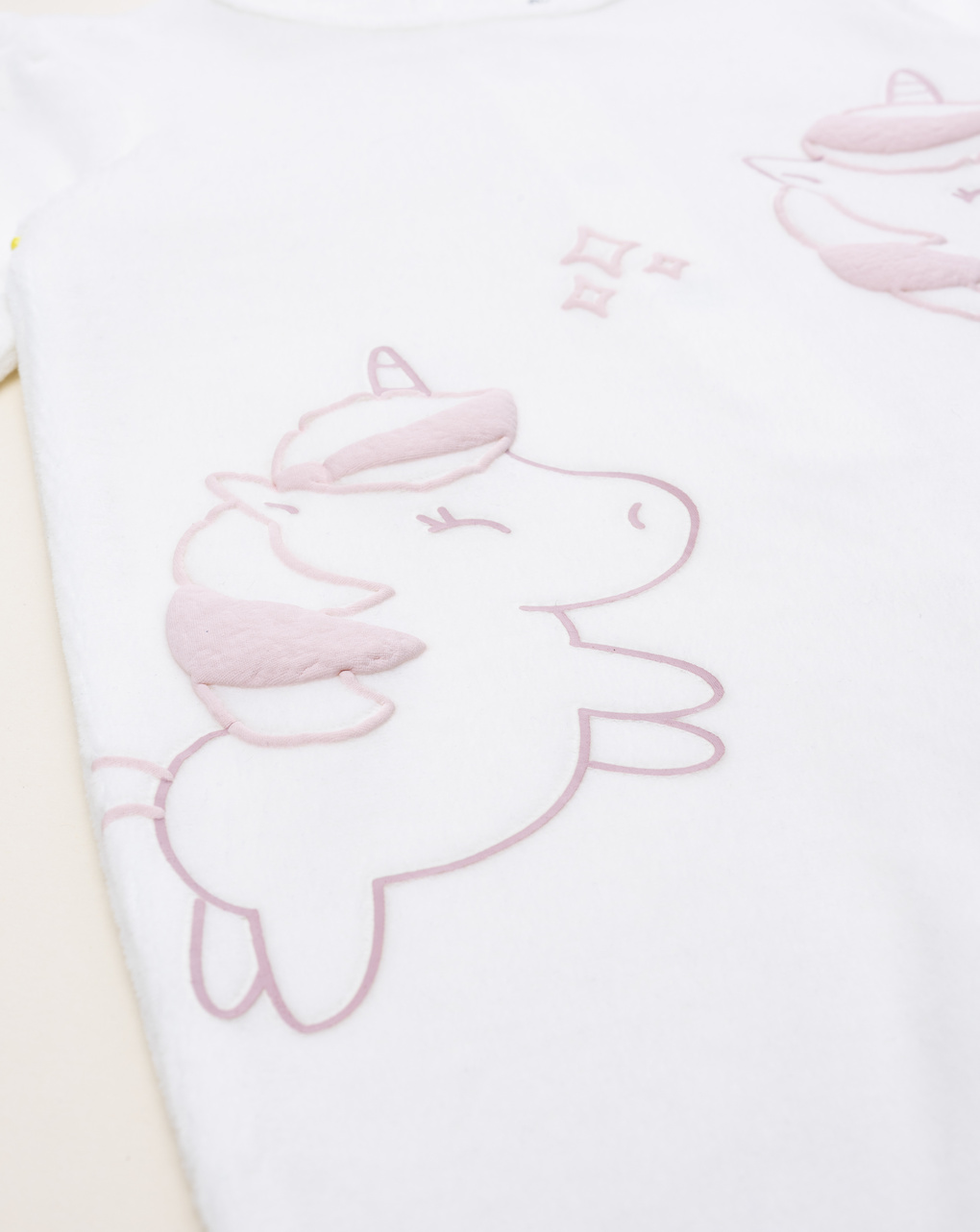 Tutina bimba bianca unicorni