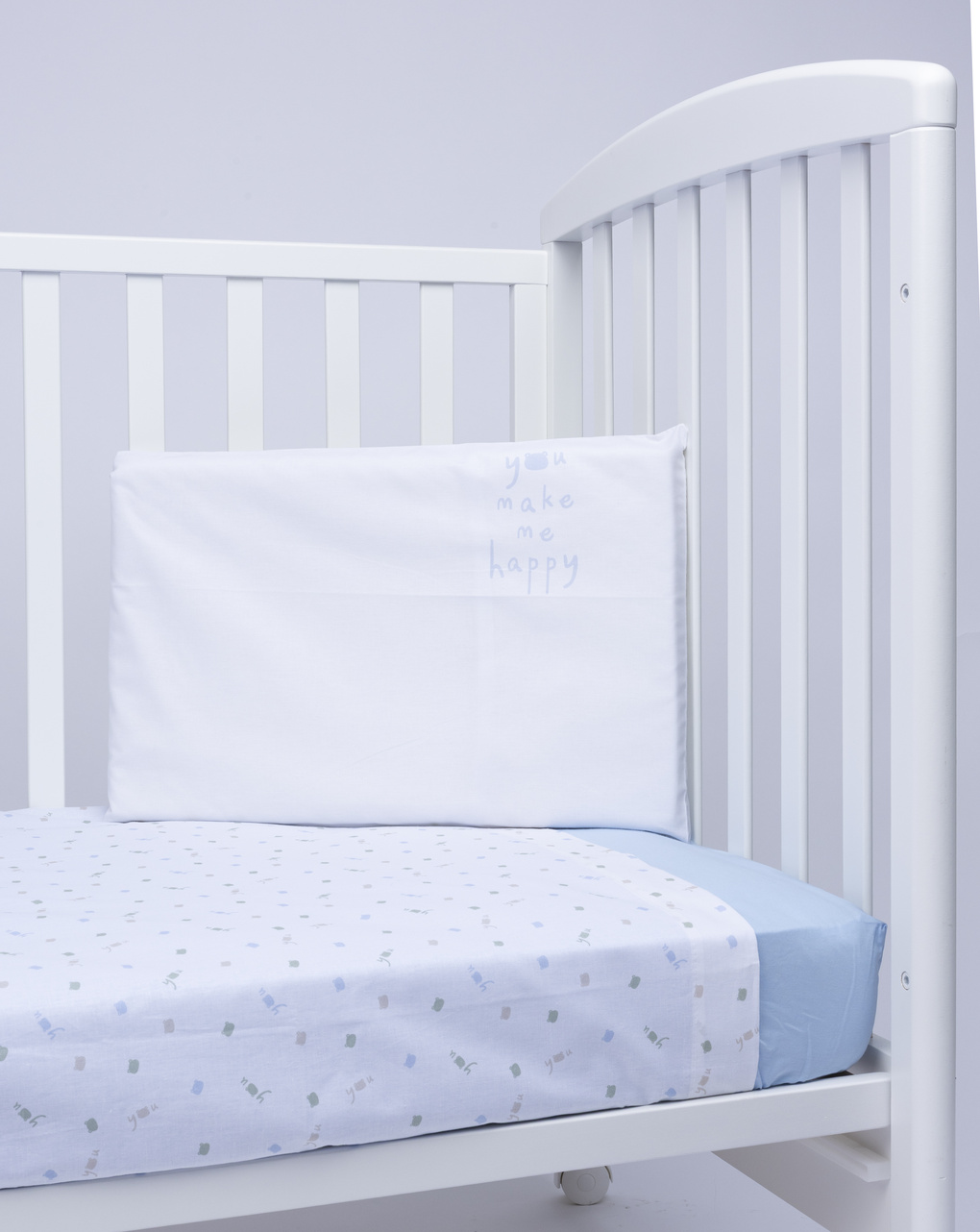 Completo lettino 3 pezzi "you make me happy"