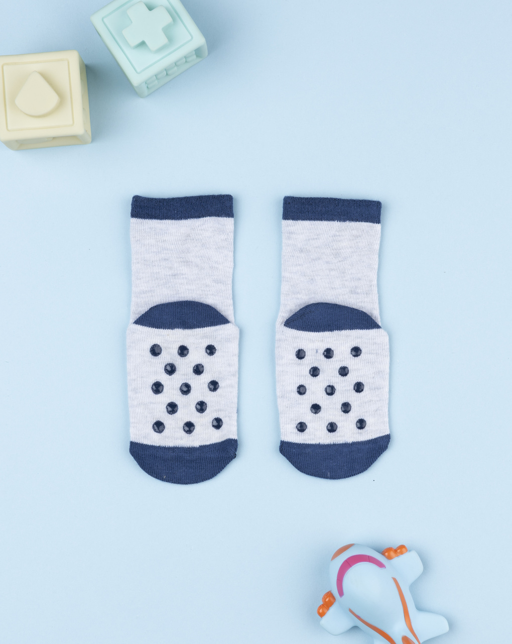 Antiscivolo bimbo grigi hockey