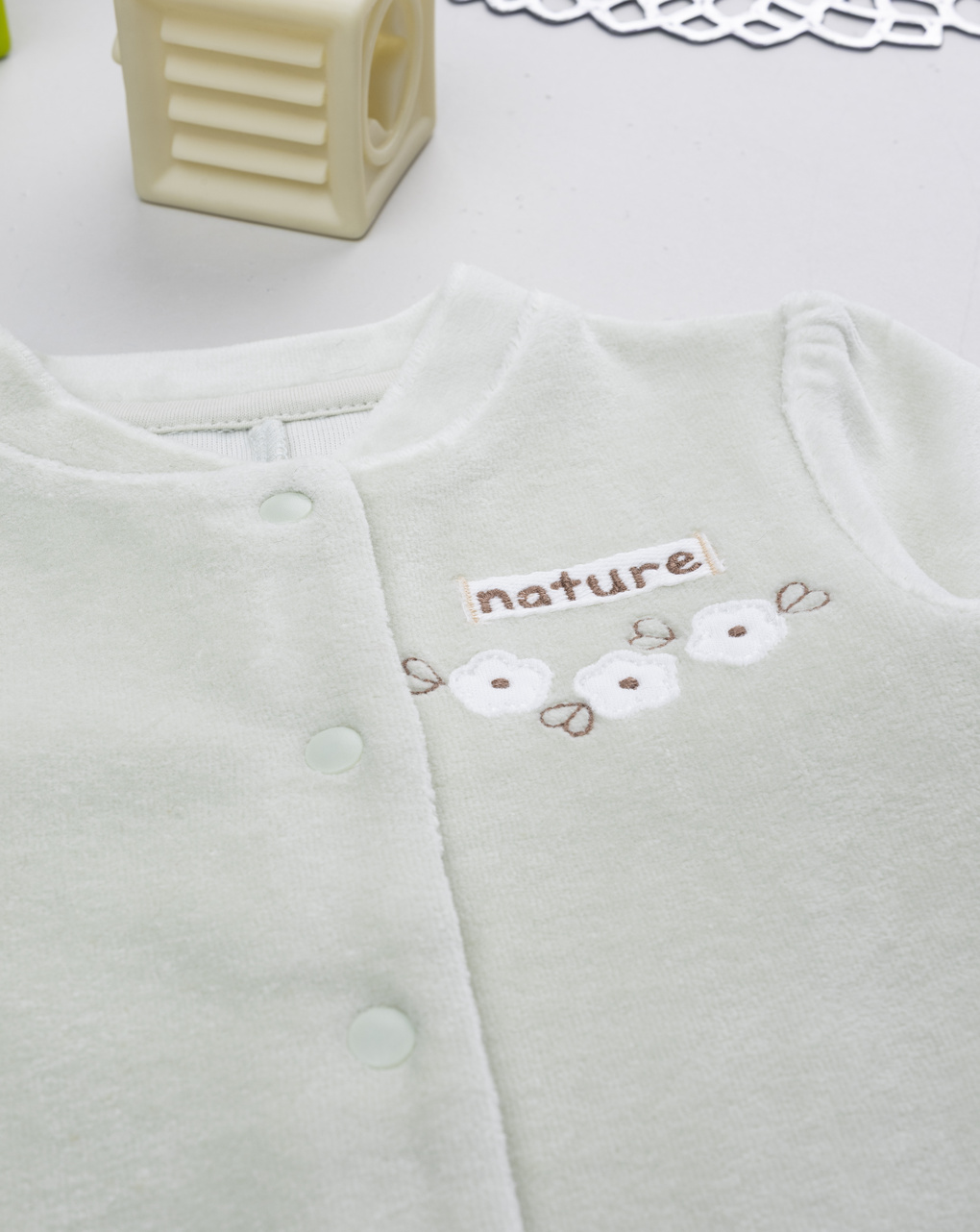 Tutina bimba verde chiaro nature