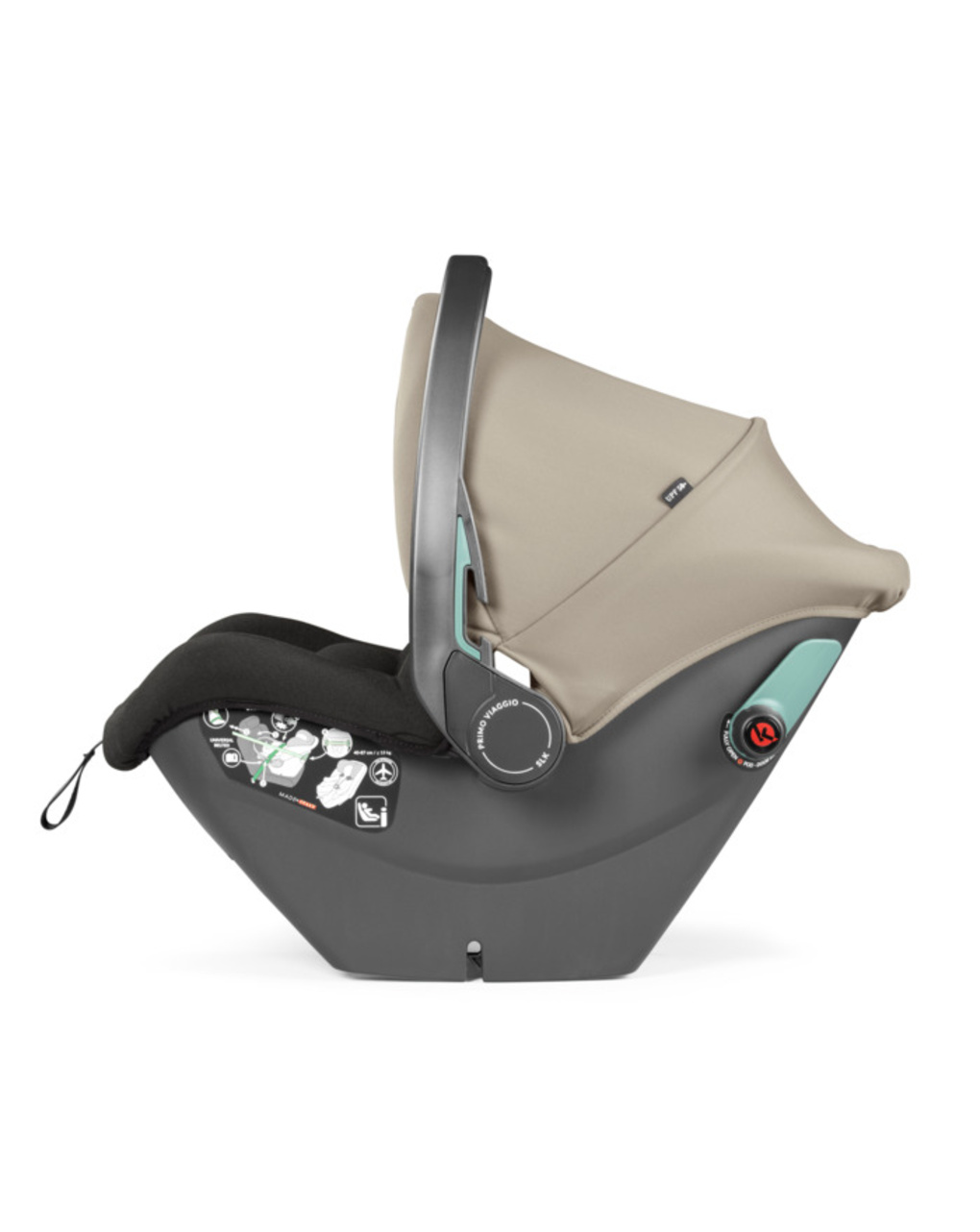 Seggiolino auto i-size primo viaggio slk - vanilla blend - peg perego