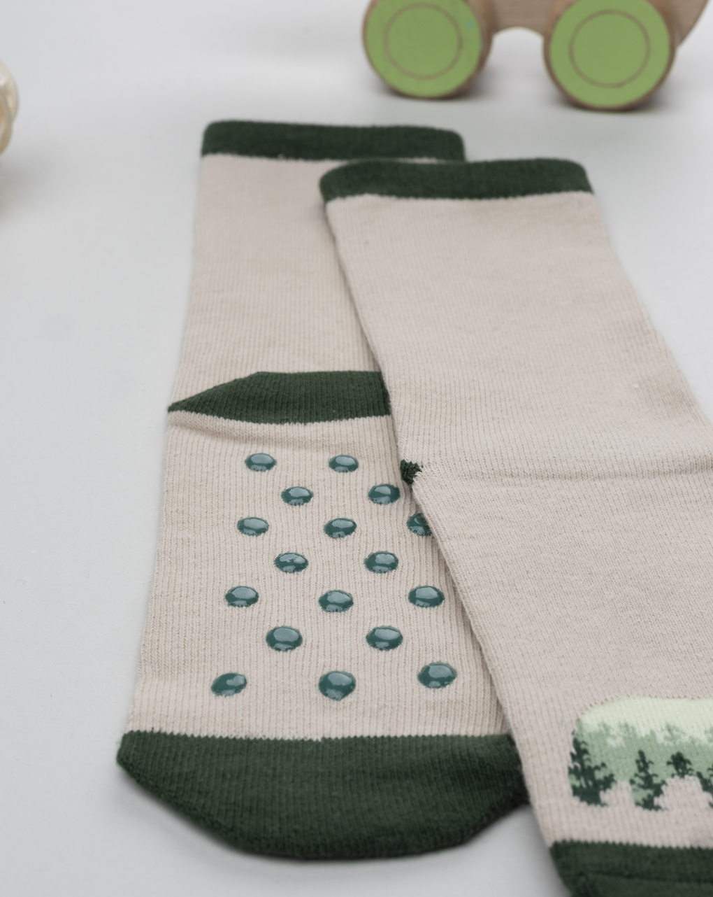 Antiscivolo bimbo marrone orso polare