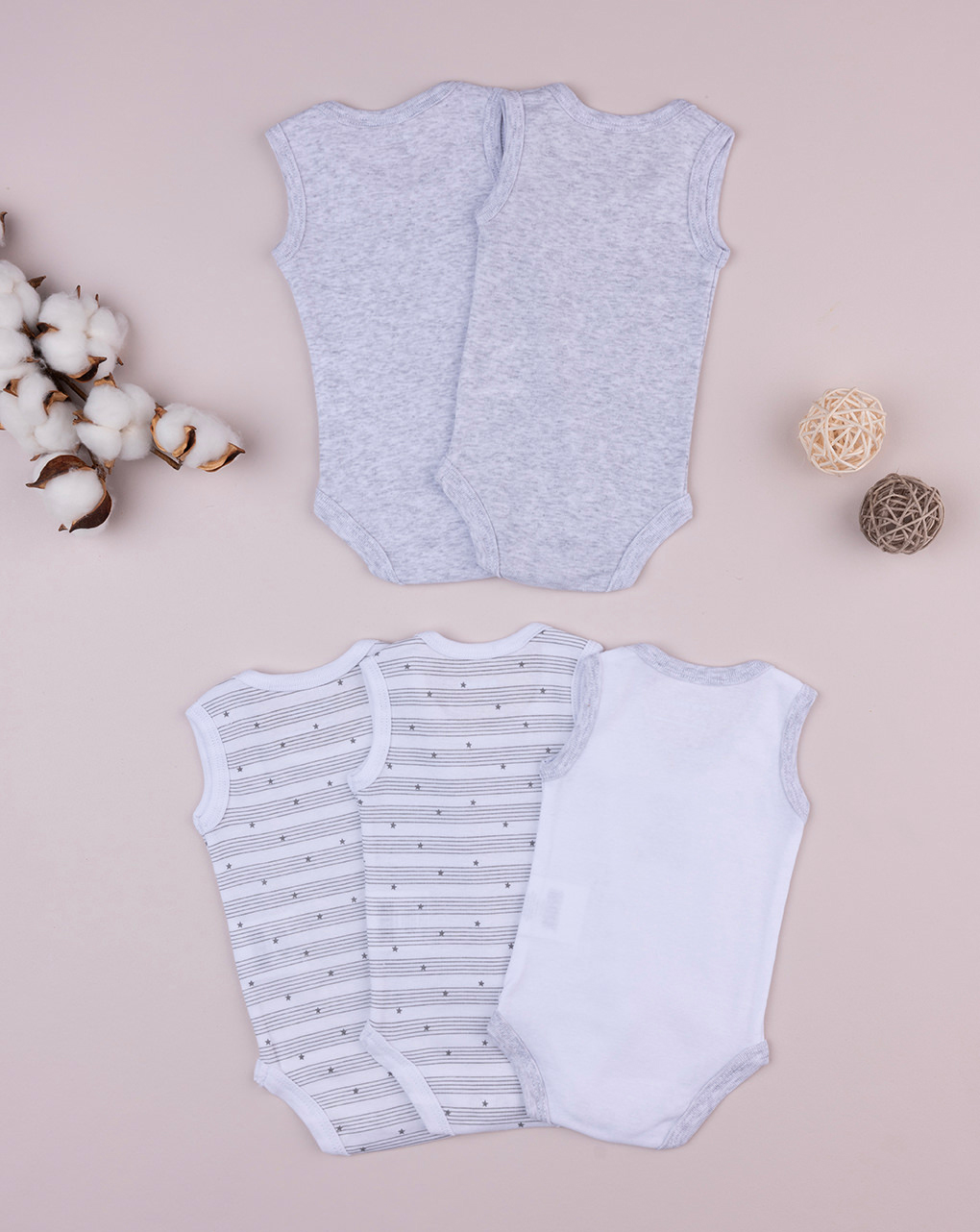 Pack 5 body smanicati