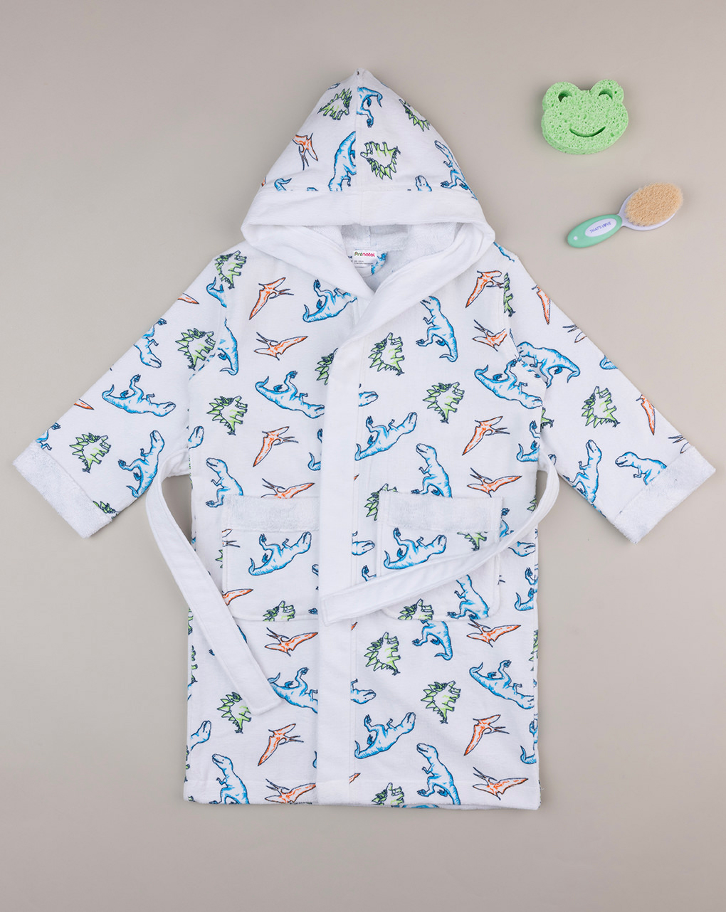 Accappatoio bambino dinosauri
