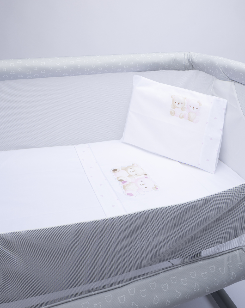 Set 3 pezzi culla orsetti