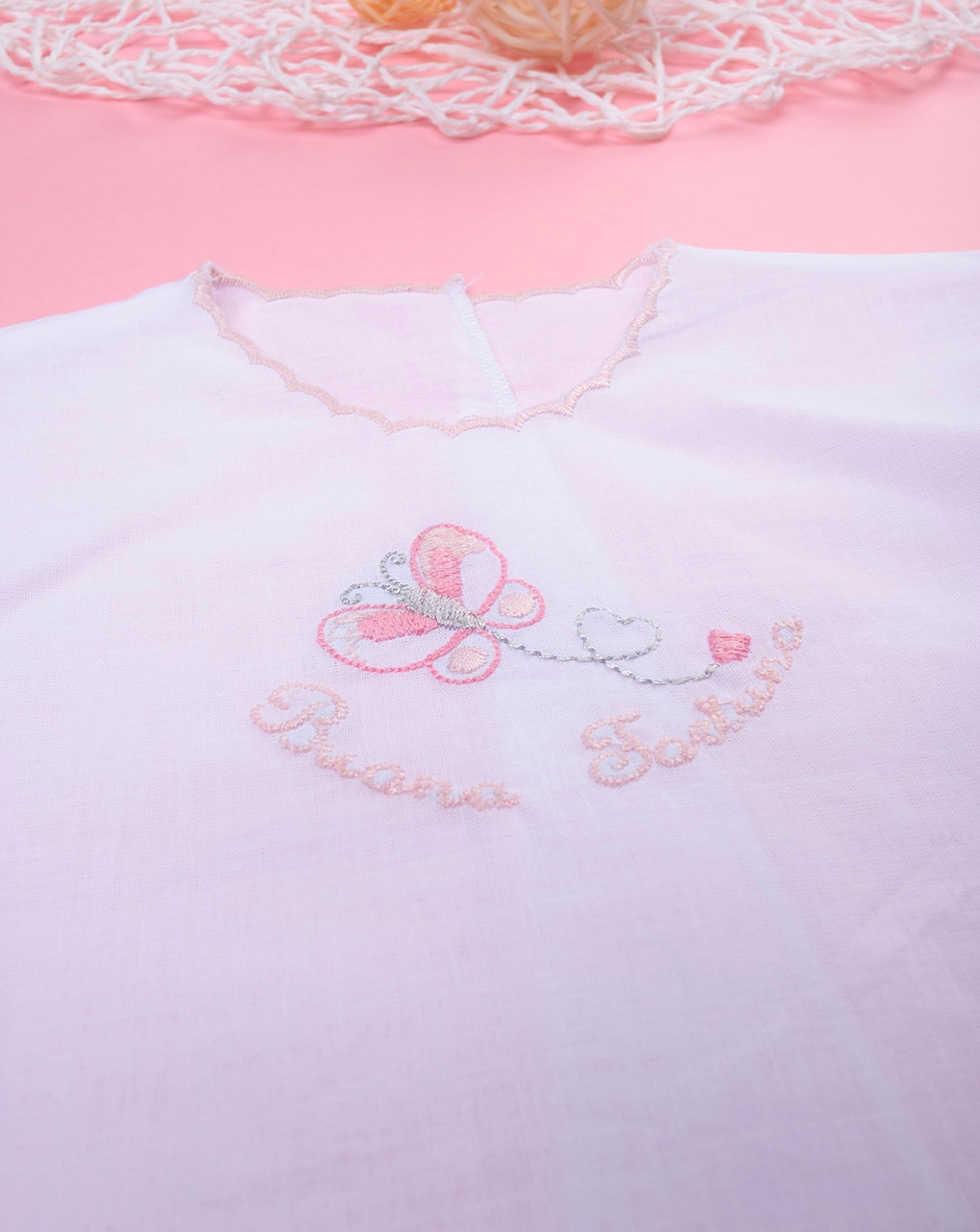 Camicino della fortuna neonata rosa
