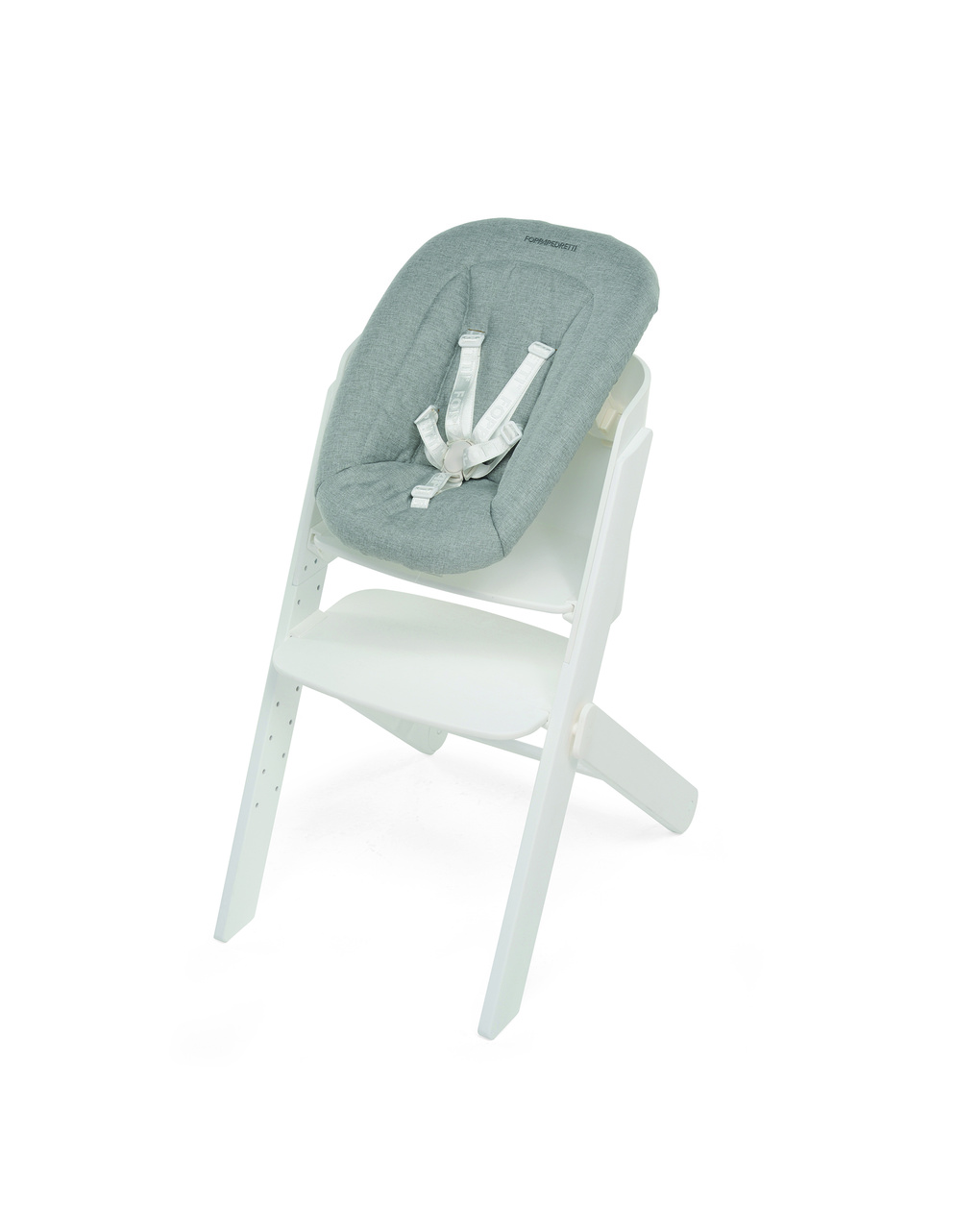 Sdraietta mignon per sedia evolutiva stile e tiramisù  grey melange - foppapedretti