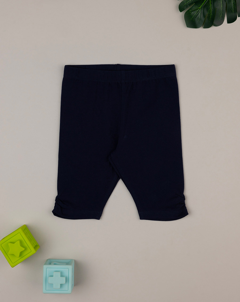 Legging bimba blu scuro