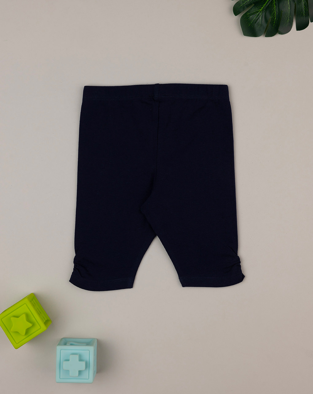 Legging bimba blu scuro