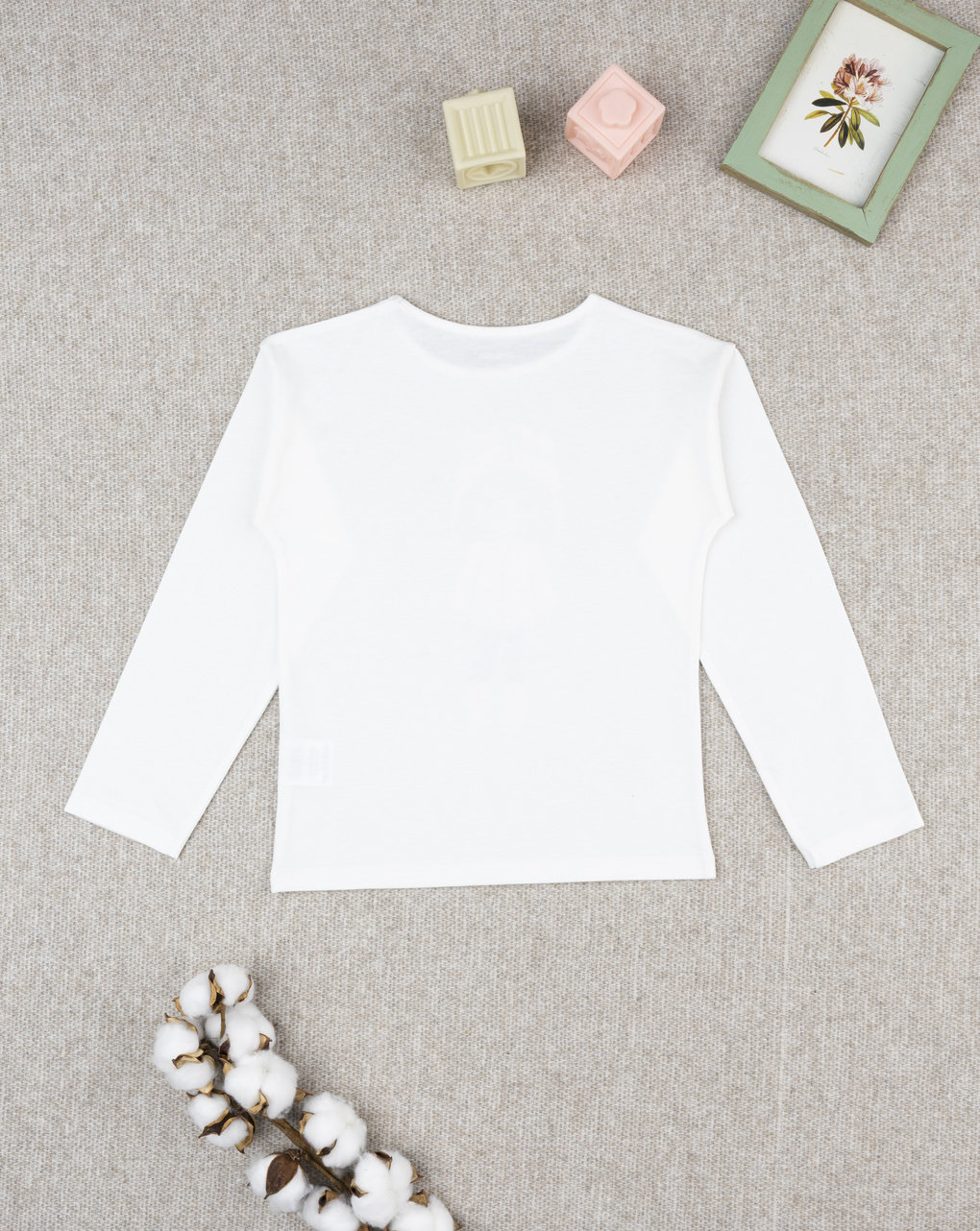 T-shirt bambina bianca stampa bimba unicorno