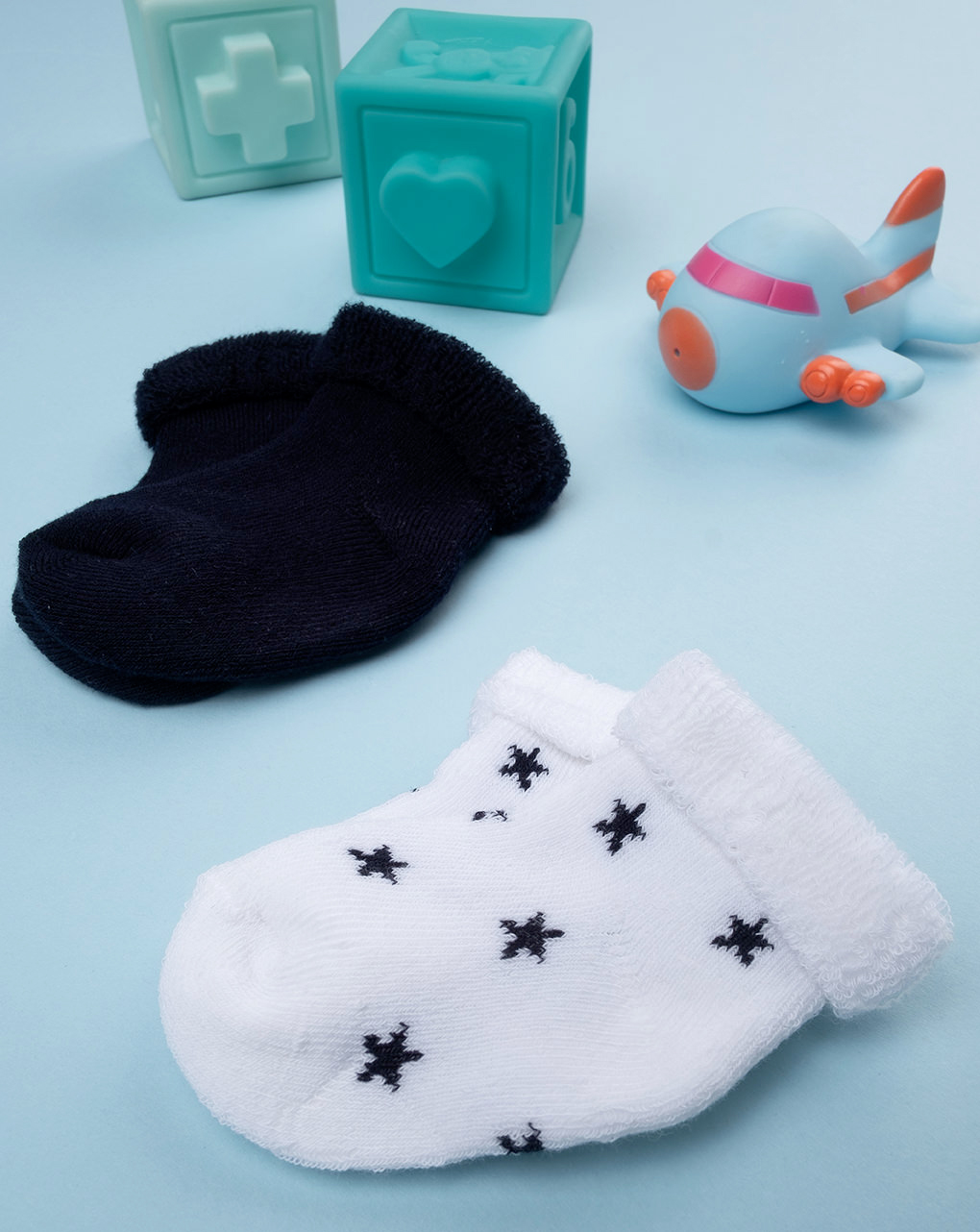 Pack x2 calze corte in spugna