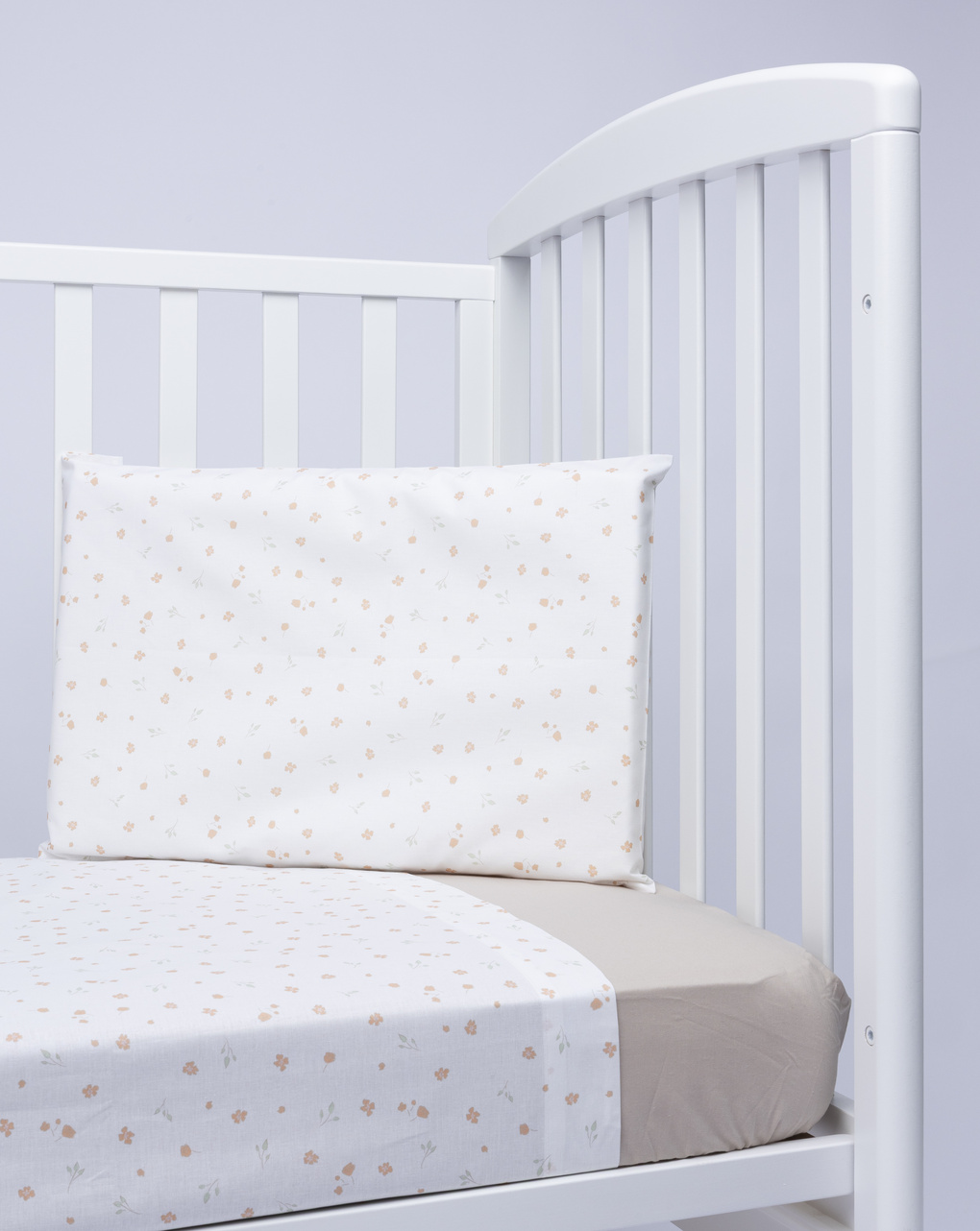 Completo 3 pezzi  lettino fiorellini allover