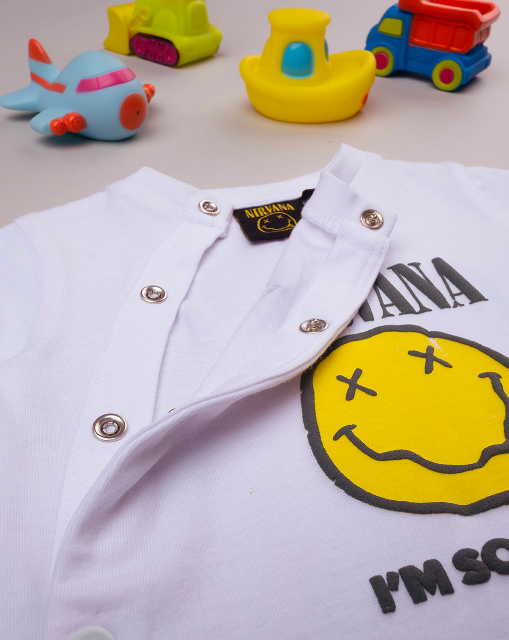 Tutina corta neonato "nirvana"