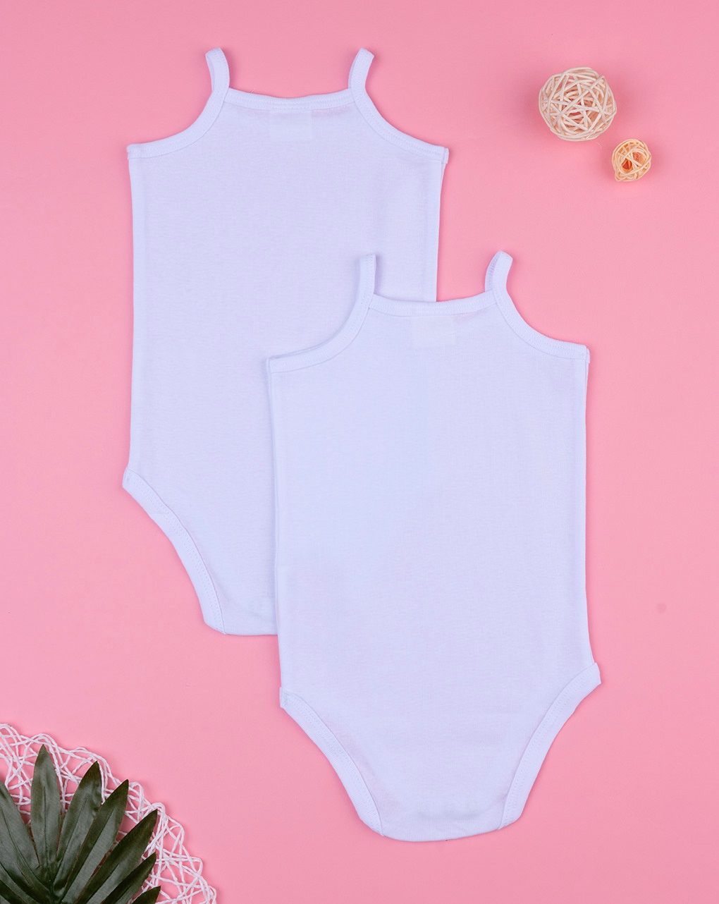 Pack x2 body canotta spalla stretta