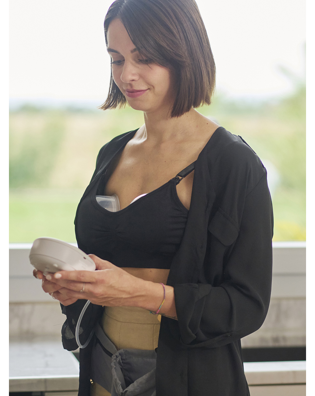 Tiralatte elettrico indossabile doppio a 3 fasi - nuvita