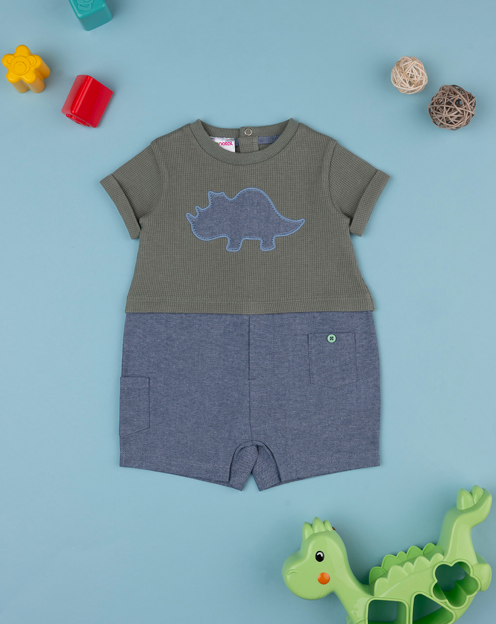 Tutina bimbo happy dino effetto doppio