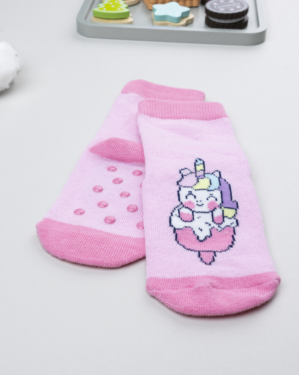 Antiscivolo bimba rosa unicorno