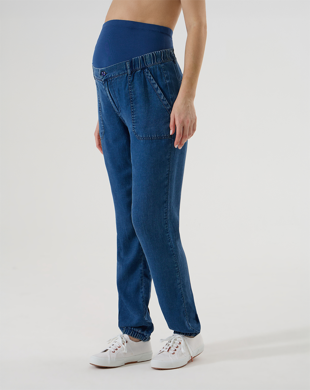 Pantalone premaman in denim