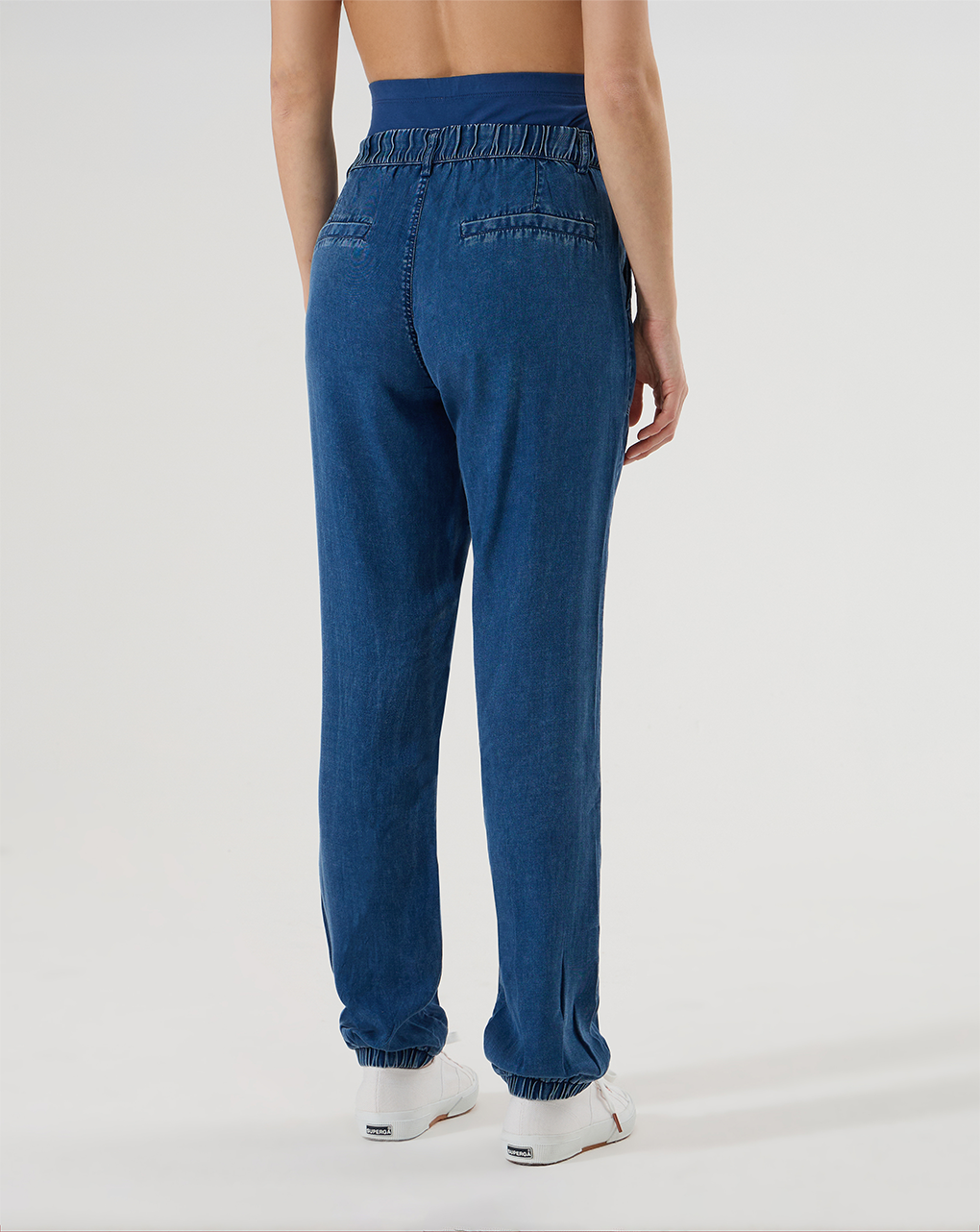 Pantalone premaman in denim