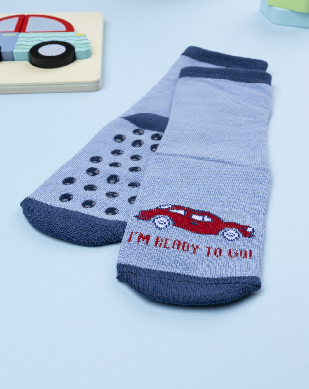 Antiscivolo bimbo blu macchina