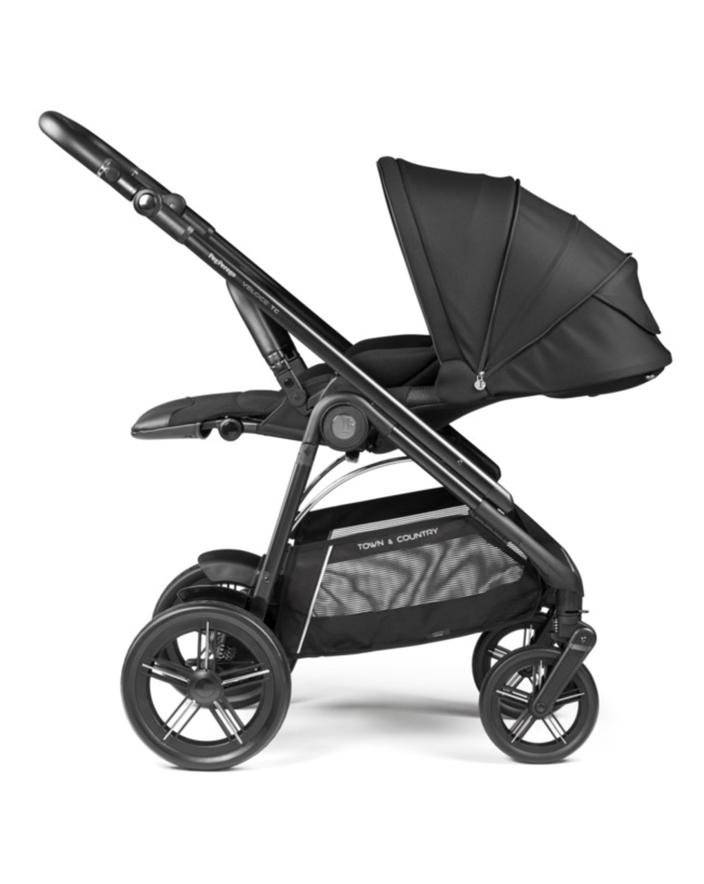 Trio veloce tc belvedere slk - true black - peg perego